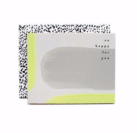 Neon Happy Card