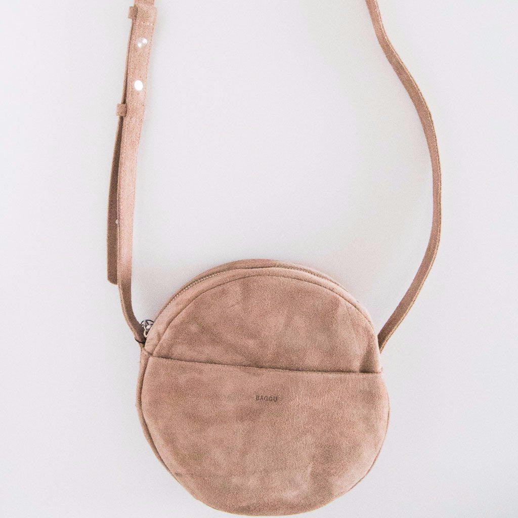 Circle Purse in Suede