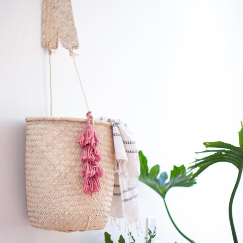 Hanging Palm Oaxacan Basket