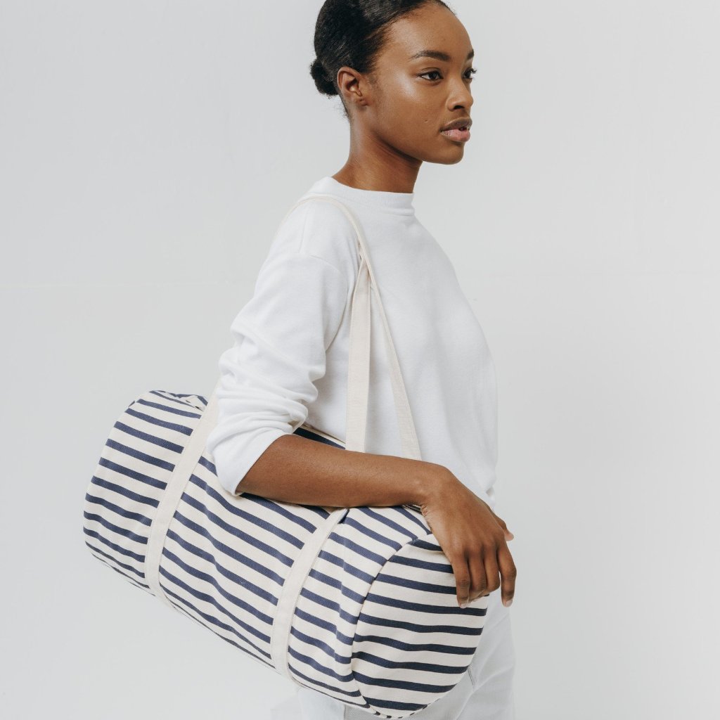 Canvas Duffel in Sailor Stripe