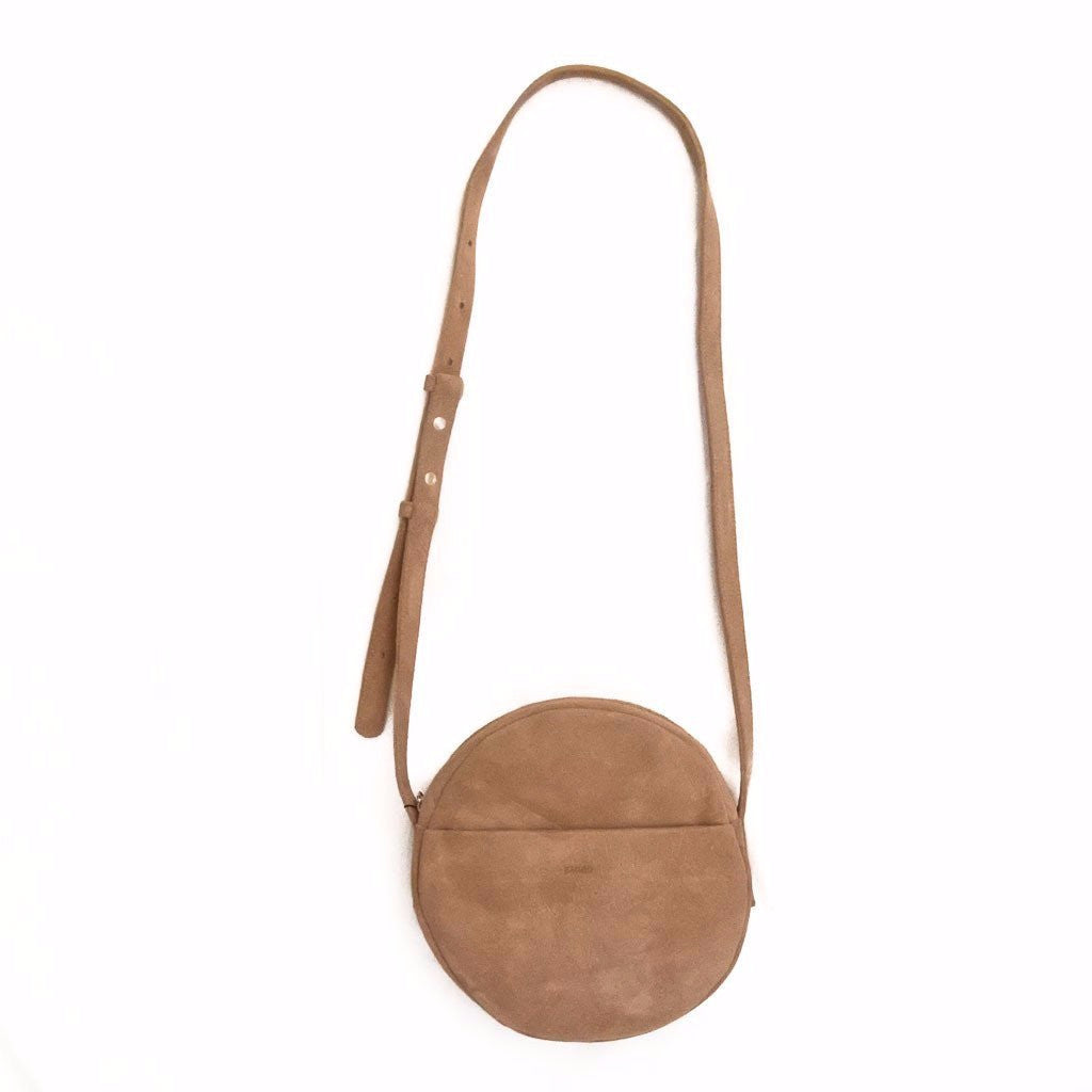Circle Purse in Suede
