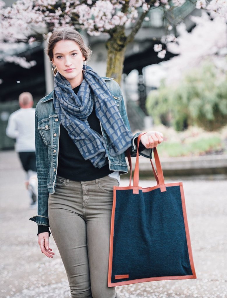 Elise Denim Tote