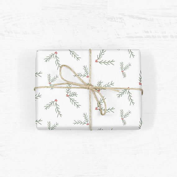 Holly Wrapping Paper